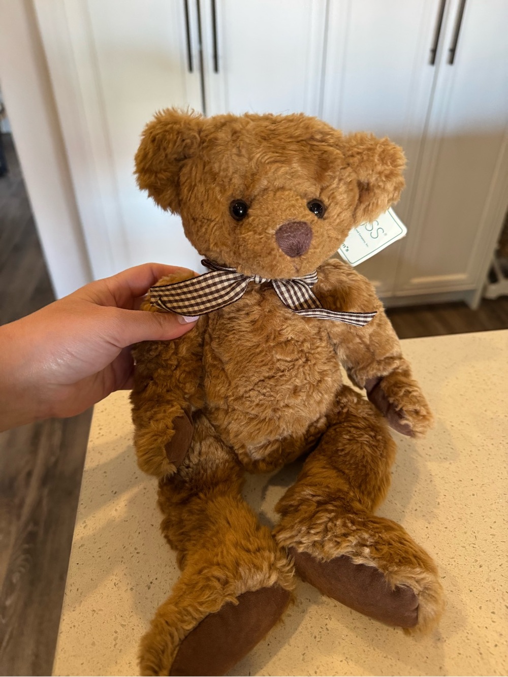 Russ Brown Plush Teddy with Soft Fur